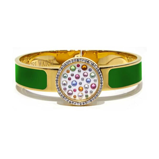 Capri Watch – Bracciale MultiJoy Classic Lux Oro Giallo / Smalto Verde (Ref. 5641-50)
