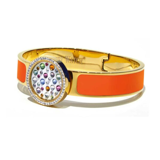 Capri Watch – Bracciale MultiJoy Classic Lux Oro Giallo / Smalto Arancione (Ref. 5641-20)