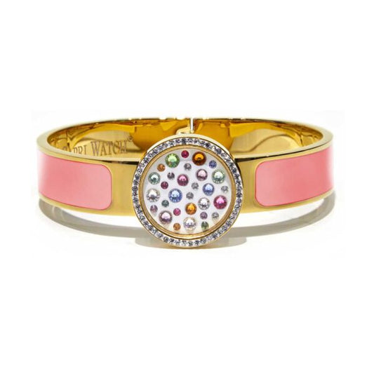 Capri Watch – Bracciale MultiJoy Classic Lux Oro Giallo / Smalto Rosa (Ref. 5641-04)