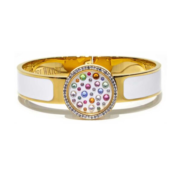 Capri Watch – Bracciale MultiJoy Classic Lux Oro Giallo / Smalto Bianco (Ref. 5641-00)