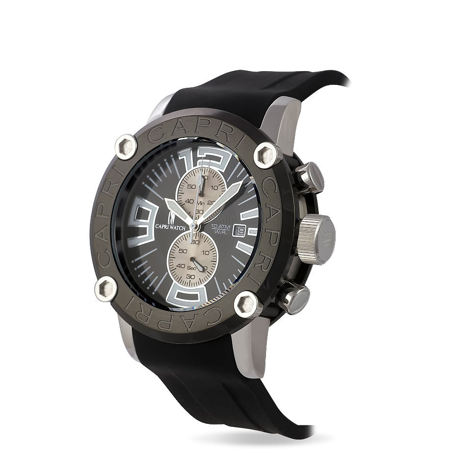 Capri Watch – Chrono 4 Rocks Over Black (Ref. 4723)