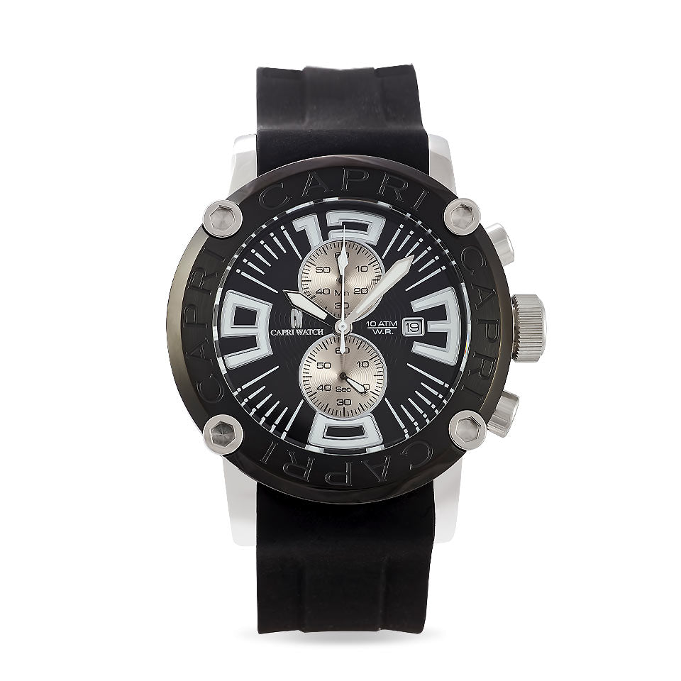 Capri Watch – Chrono 4 Rocks Over Black (Ref. 4723)