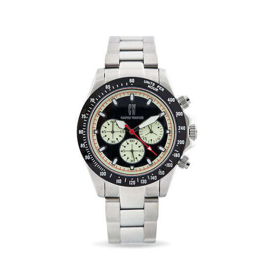 Capri Watch – Chrono Contrast Counter Black – Silver (Ref. 5506)