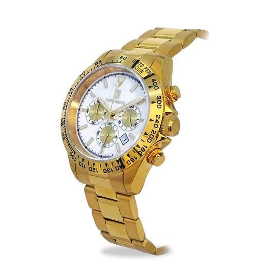 Capri Watch – Chrono Eternity 42 Gold White (Ref. 6128)