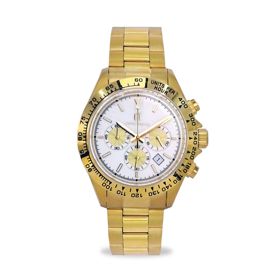 Capri Watch – Chrono Eternity 42 Gold White (Ref. 6128)
