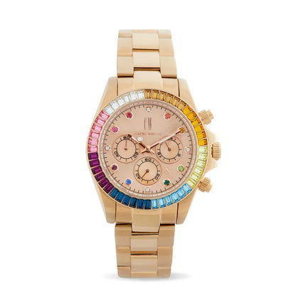 Capri Watch - Chrono Iris Bezel Rosè Stainless Steel Rosè 5512