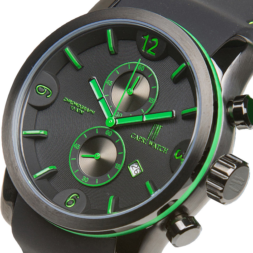 Capri Watch – Chrono Karboncolor Green (Ref. 5395)
