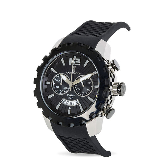 Capri Watch – Chrono Race Black Silver (Ref. 5216)