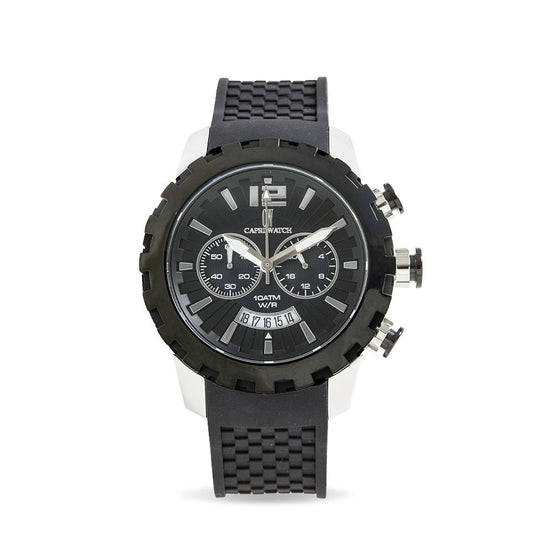 Capri Watch – Chrono Race Black Silver (Ref. 5216)