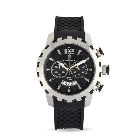 Capri Watch – Chrono Race Stainless / Black. (Ref. 5213)