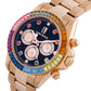 Capri Watch – Chrono Rossella Iris Bezel Black-Rosè (Ref. 5510)