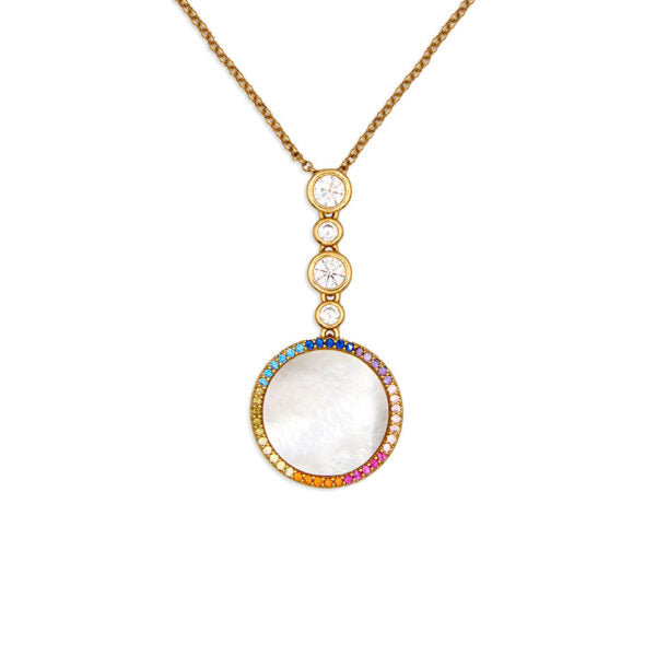 Collana Pendolo Madreperla Yellow Gold