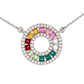 Collana Rainbow Silver