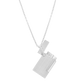 DUPONT - Lighter necklace Accendino Testa di diamante Argento