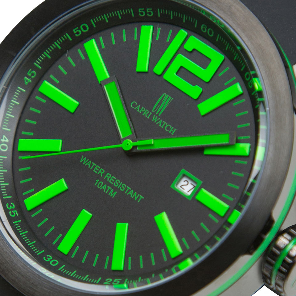 Capri Watch – Orologio Karboncolor Green (Ref. 5403)