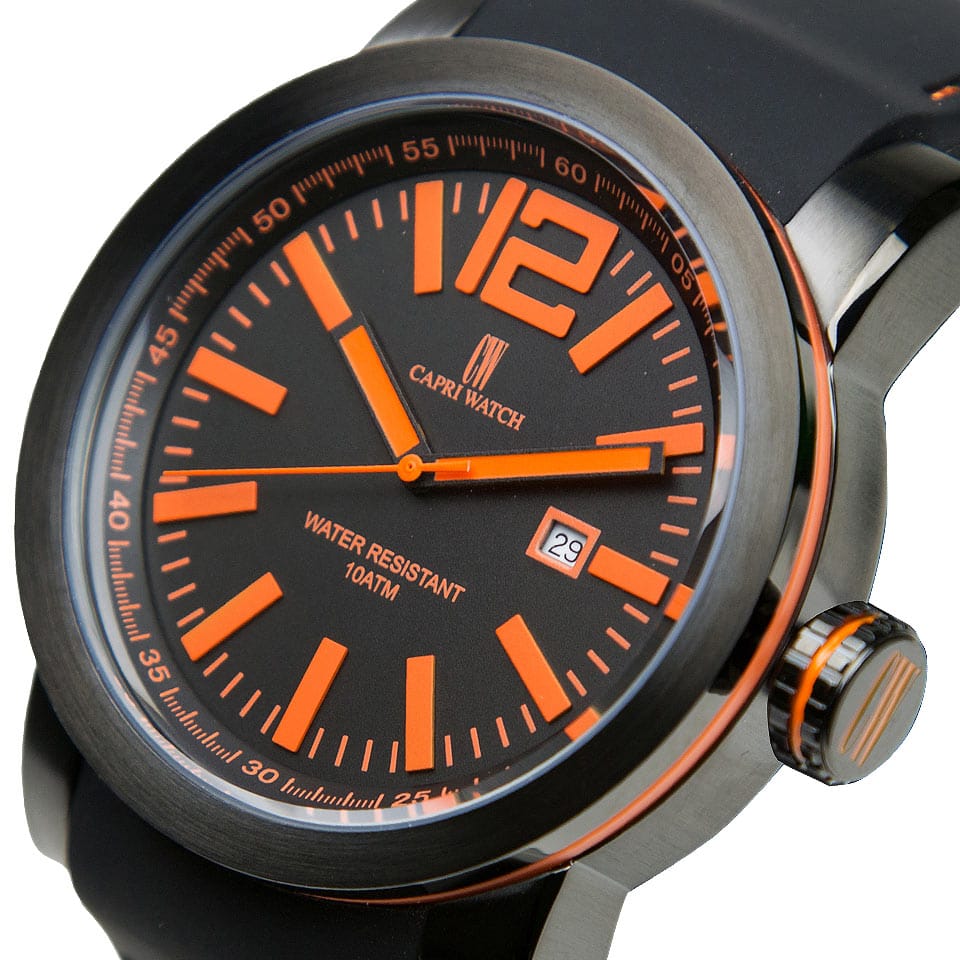 Capri Watch – Orologio Karboncolor Orange (Ref. 5413)