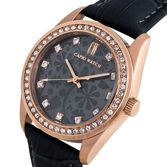 Capri Watch – Orologio Lady Flowers Grey-Rose Gold (Ref. 5359)