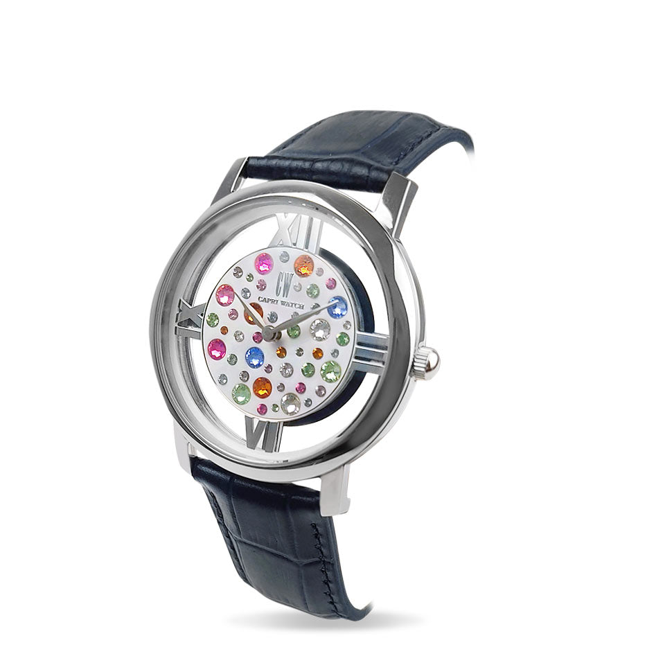 Capri Watch – Orologio Light Multijoy Stainless Steel Blu Navy (Ref. 5562P-40)