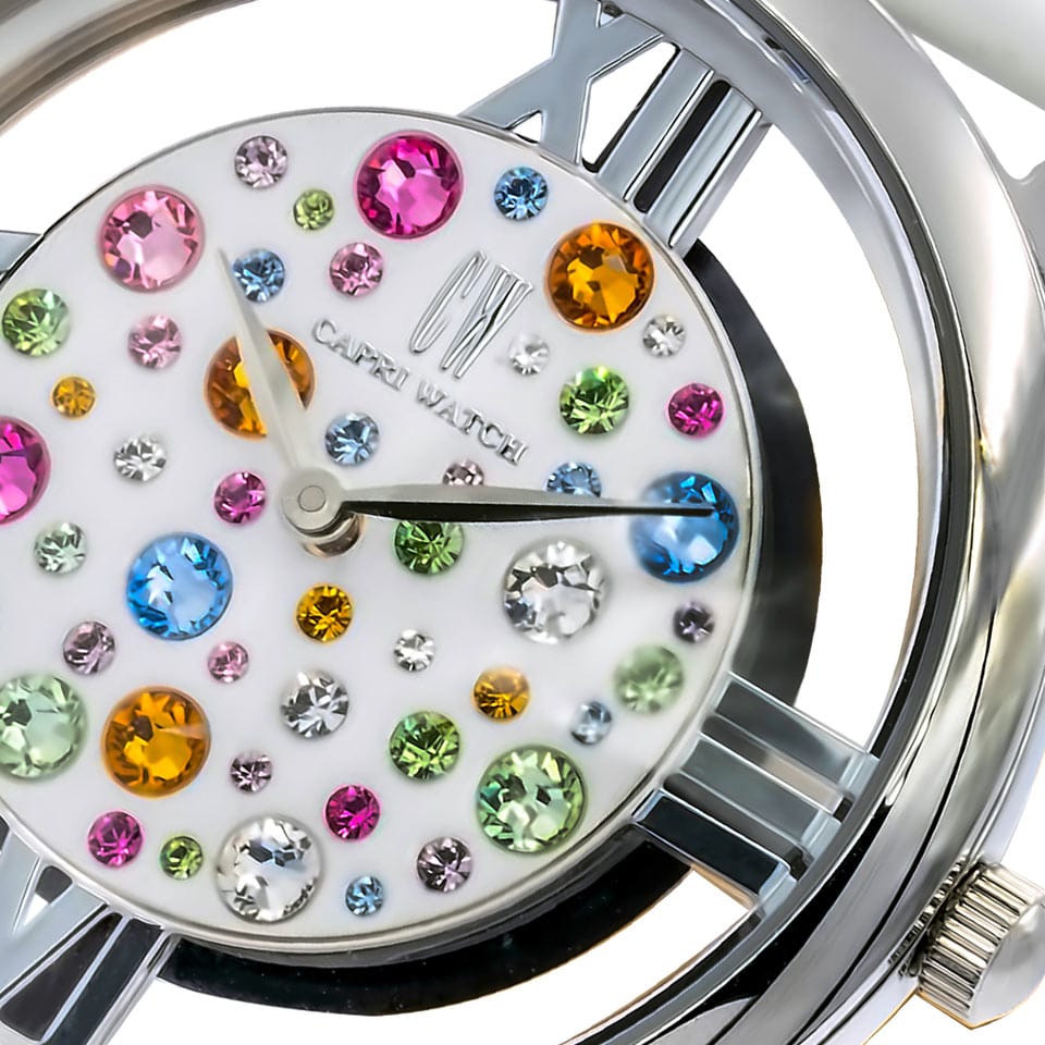 Capri Watch – Orologio Light Multijoy Stainless Steel White (Ref. 5562)