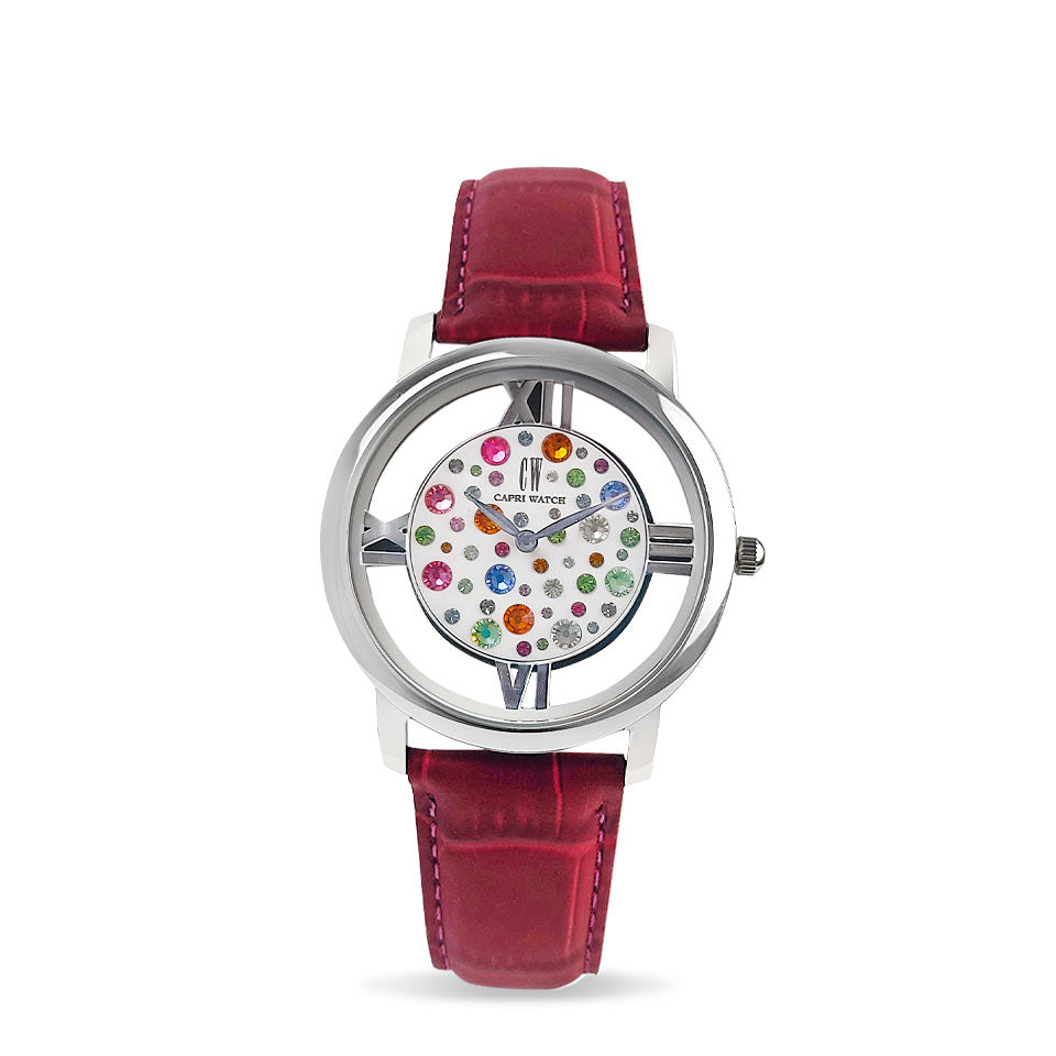 Capri Watch – Orologio Light Multijoy Stainless Steel Fuchsia (Ref. 5562P-31)