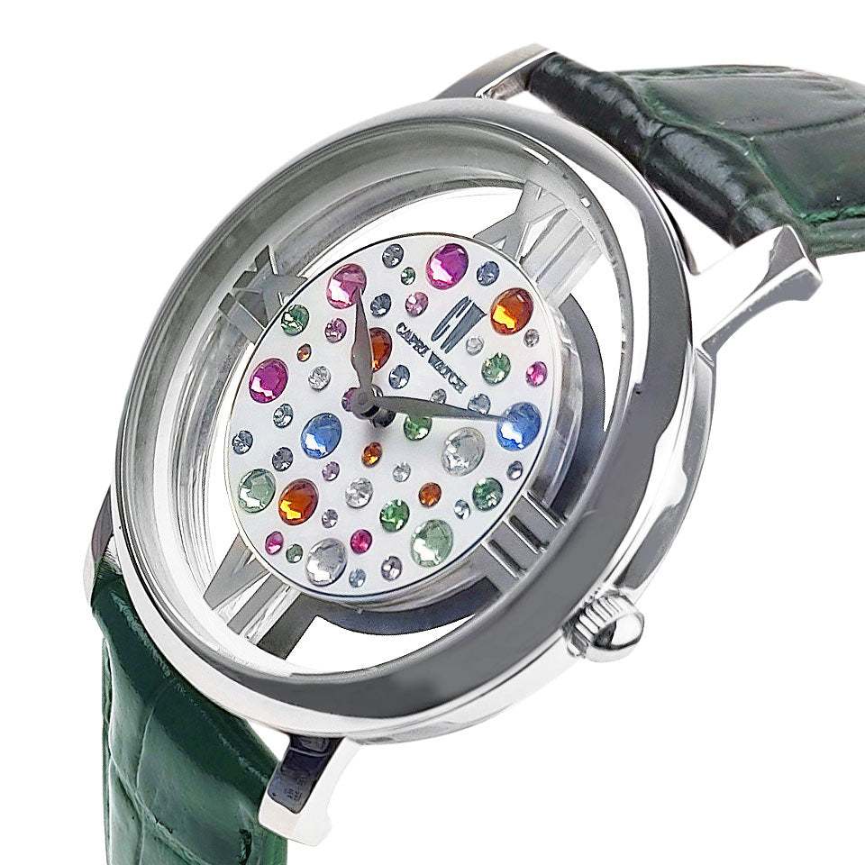 Capri Watch – Orologio Light Multijoy Stainless Steel Green (Ref. 5562P-50)
