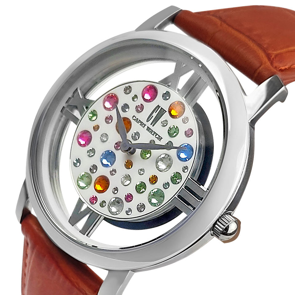 Capri Watch – Orologio Light Multijoy Stainless Steel Orange (Ref. 5562P-20)