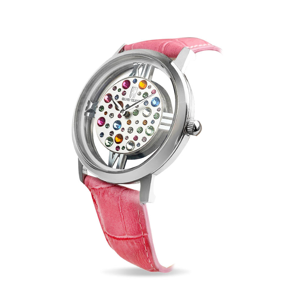 Capri Watch – Orologio Light Multijoy Stainless Steel Pink (Ref. 5562P-04)