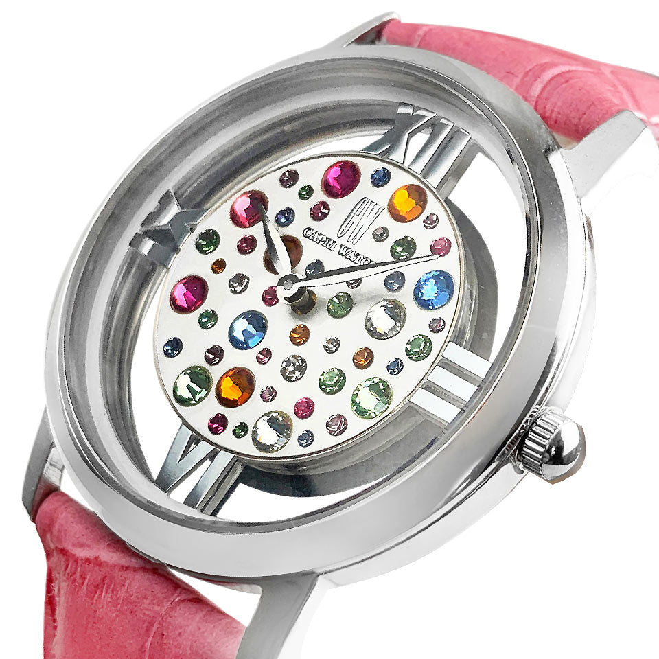Capri Watch – Orologio Light Multijoy Stainless Steel Pink (Ref. 5562P-04)
