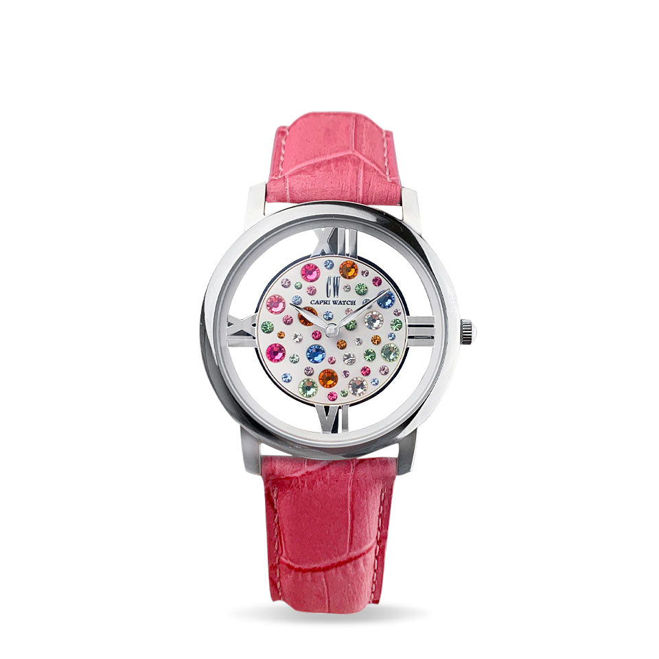 Capri Watch – Orologio Light Multijoy Stainless Steel Pink (Ref. 5562P-04)