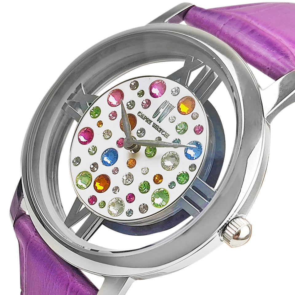 Capri Watch – Orologio Light Multijoy Stainless Steel Purple (Ref. 5562P-03)