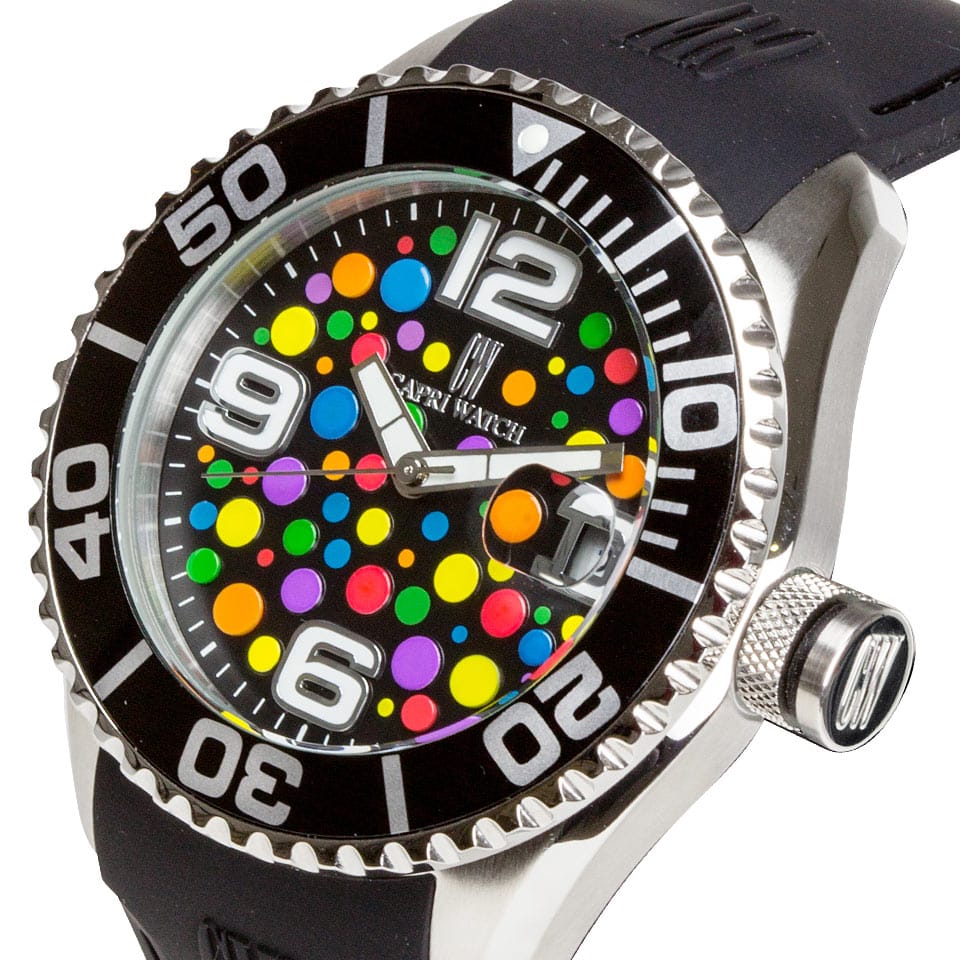 Capri Watch – Orologio Maxi Circles Black (Ref. 5311)