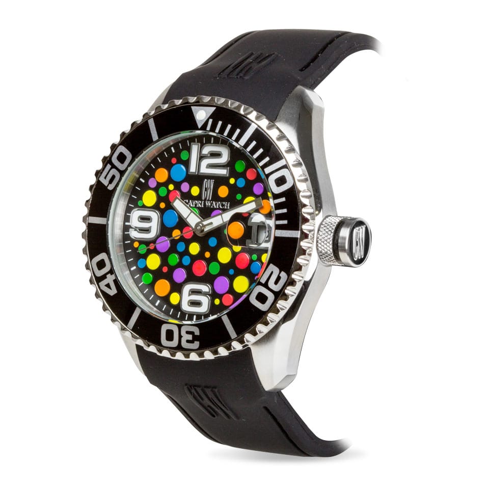 Capri Watch – Orologio Maxi Circles Black (Ref. 5311)