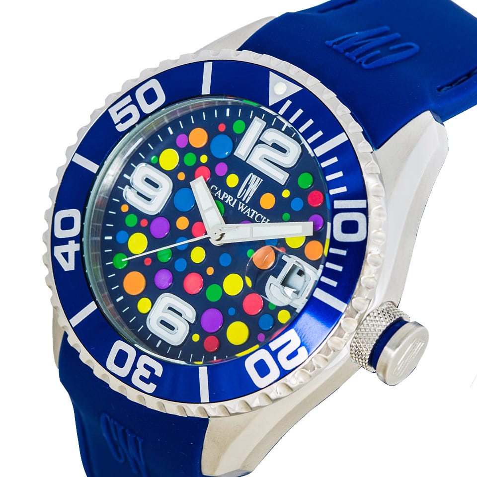 Capri Watch – Orologio Maxi Circles Blu (Ref. 5306)