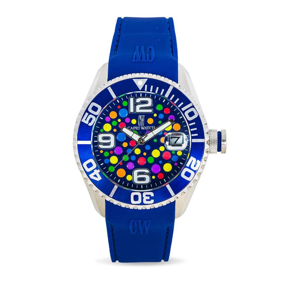 Capri Watch – Orologio Maxi Circles Blu (Ref. 5306)