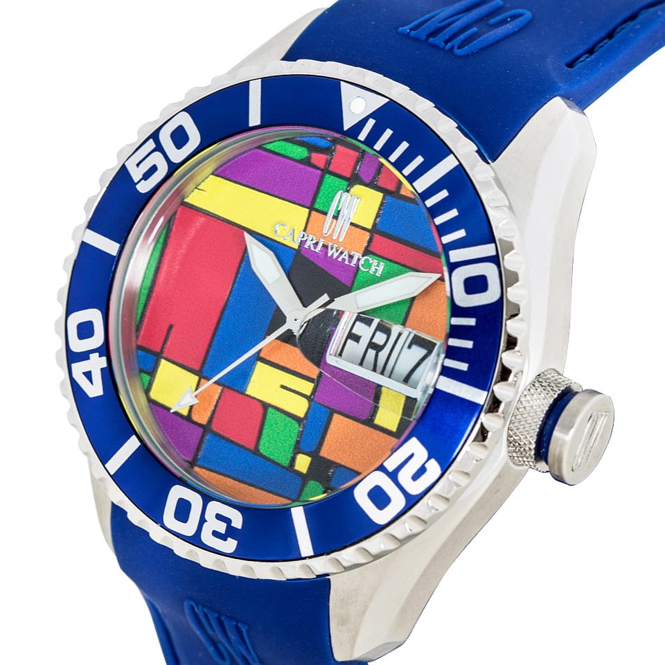 Capri Watch – Orologio Maxi Patch Blu (Ref. 5304)