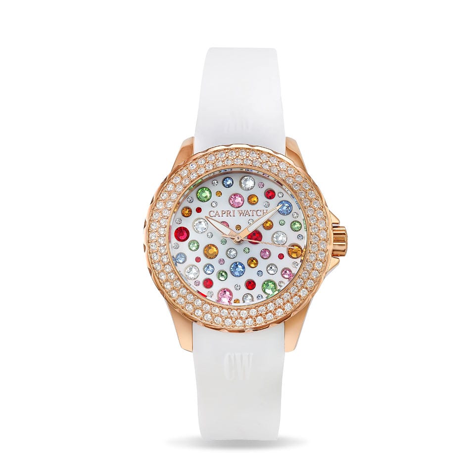 Capri Watch – Orologio Multijoy Mini White-Rose Gold (Ref. 5069)