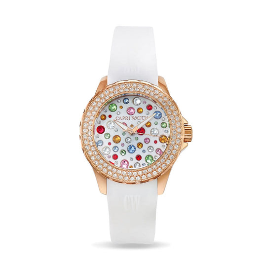 Capri Watch – Orologio Multijoy Mini White-Rose Gold (Ref. 5069)