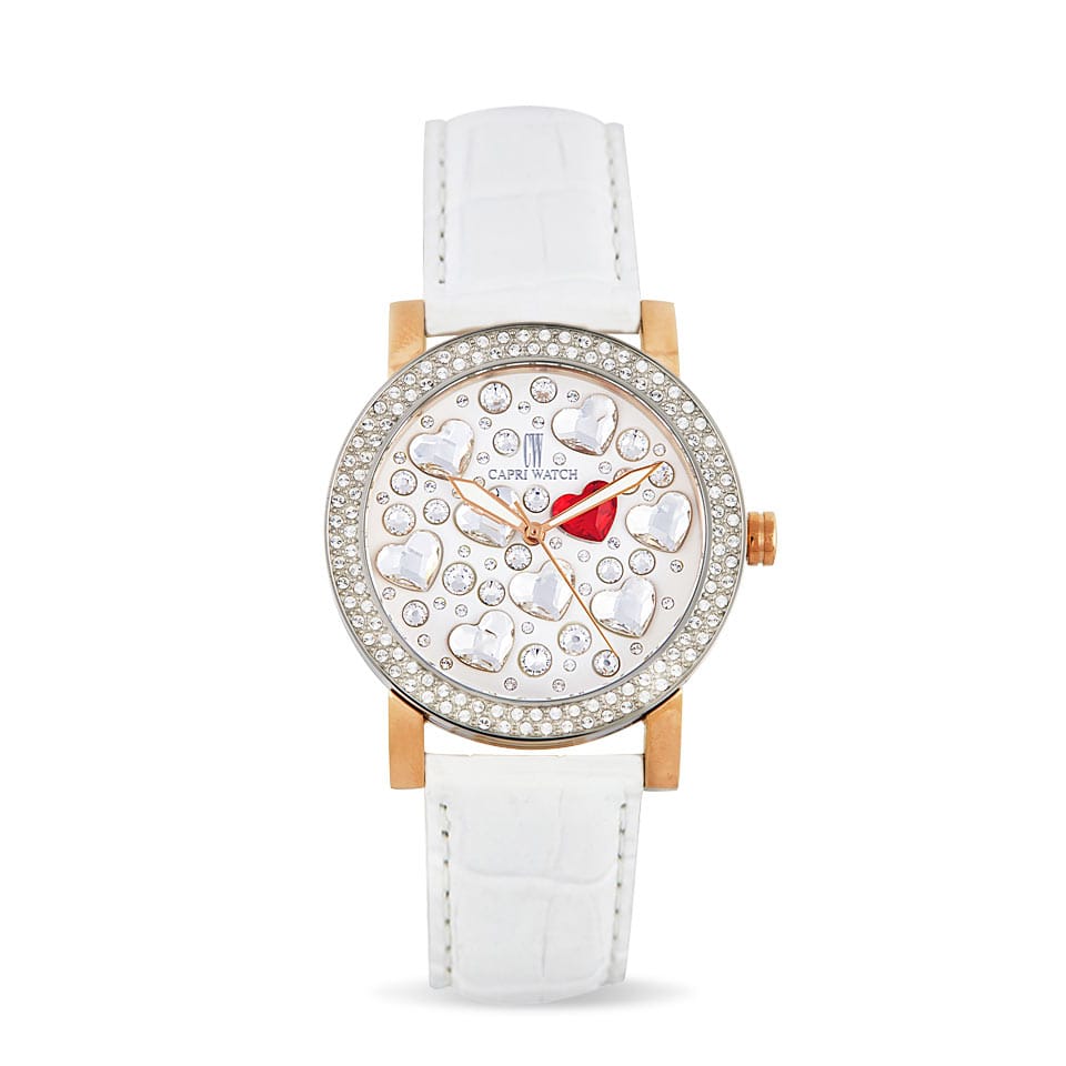Capri Watch – Orologio Multijoy with Red Heart (Ref. 5322)