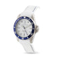 Capri Watch – Orologio New Sub Bianco-Blu Navy Silicone Strap (Ref. 5493)