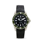 Capri Watch – Orologio New Sub Black Silicone Strap (Ref. 5491)