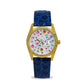 Capri Watch – Orologio Eternity 36 Gold Multijoy Crocodile Blue Navy (Ref. 6104-40)