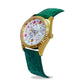 Capri Watch – Orologio Eternity 36 Gold Multijoy Crocodile Green (Ref. 6104-50)