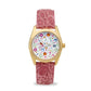 Capri Watch - Orologio Eternity 36 Gold Multijoy Crocodile Pink