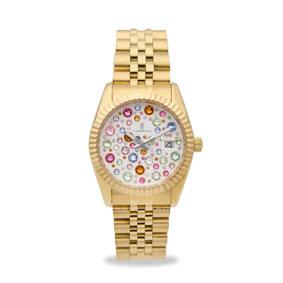 Capri Watch - Orologio Eternity 36 Gold Multijoy / art. 6103