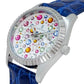 Capri Watch – Orologio Eternity 36 Multijoy Crocodile Blue Navy (Ref. 6102-40)