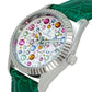 Capri Watch – Orologio Eternity 36 Multijoy Crocodile Green (Ref. 6102-50)