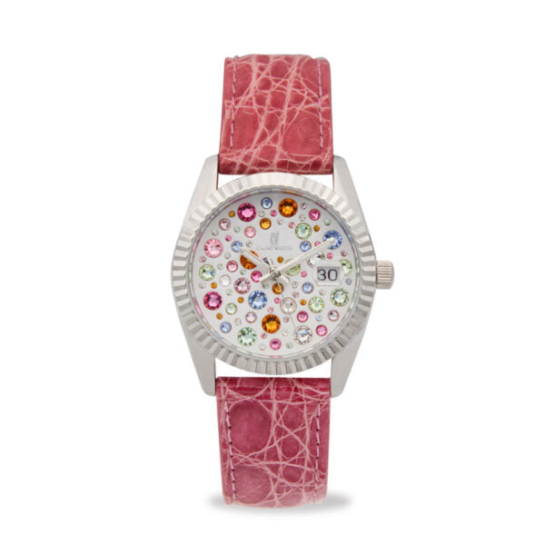 Capri Watch - Orologio Eternity 36 Multijoy Crocodile Pink