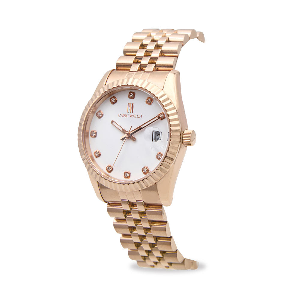 Capri Watch – Orologio Eternity 36 Rosè White (Ref. 6015)