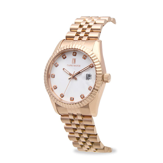 Capri Watch – Orologio Eternity 36 Rosè White (Ref. 6015)
