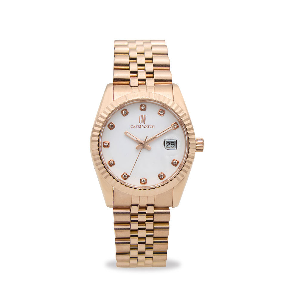 Capri Watch – Orologio Eternity 36 Rosè White (Ref. 6015)
